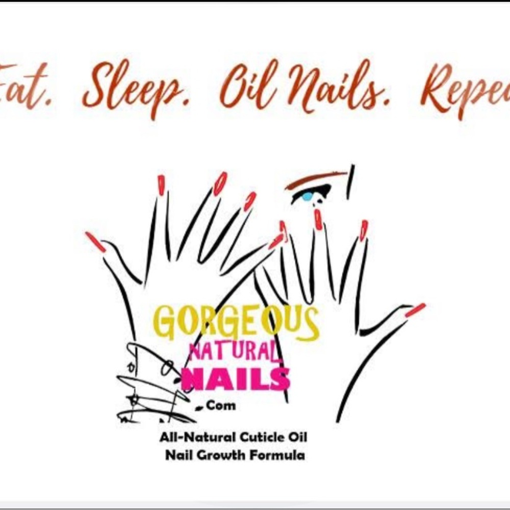 Gorgeous Natural Nail cuticle growth oil-all natural